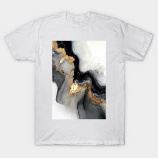 Melodic Wave - Abstract Alcohol Ink Resin Art T-Shirt